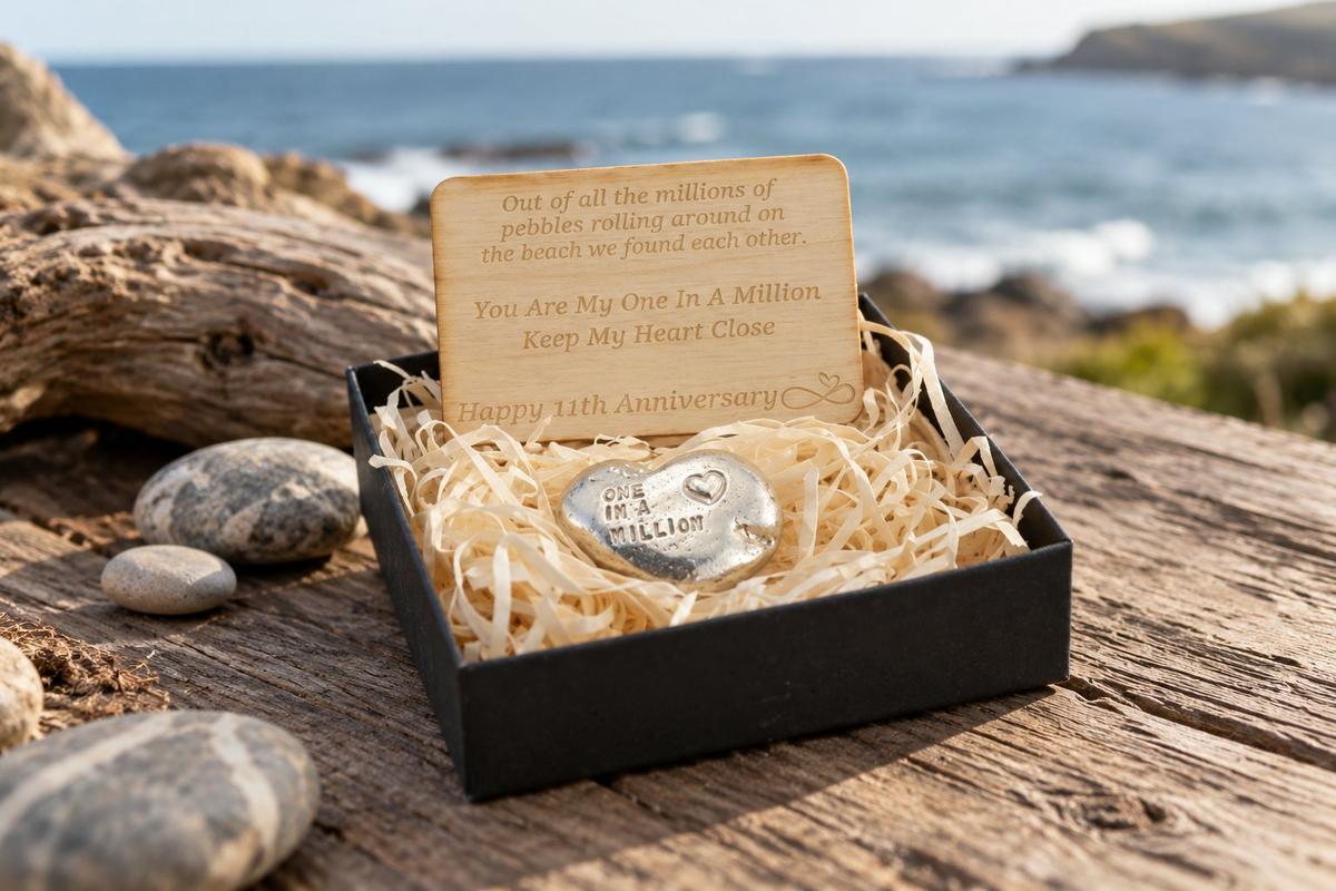 One in a Million Pebble - 11th Anniversary Gift
