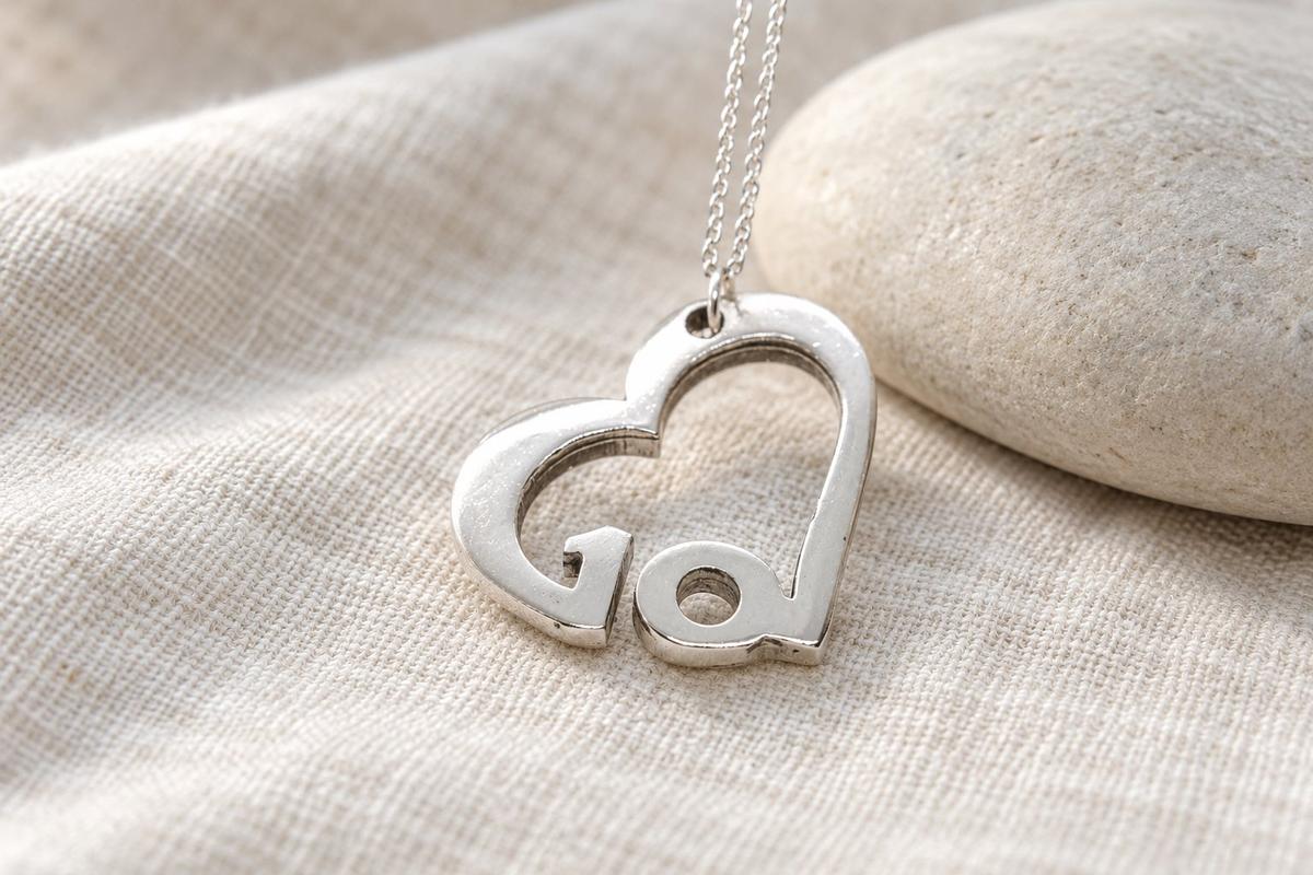 10 Year Anniversary Heart Pendant/Necklace - Gift