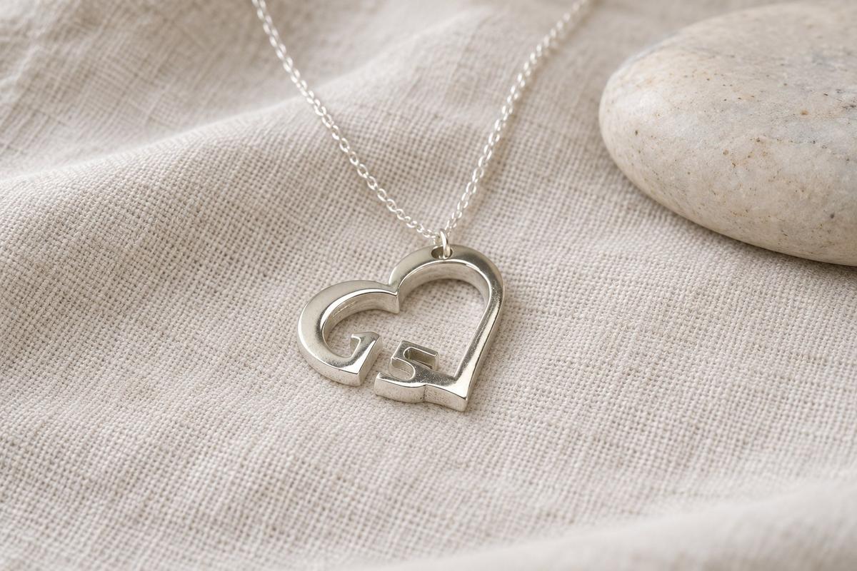 15 Year Anniversary Heart Pendant/Necklace - Gift