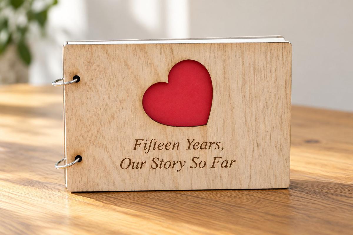 15 Years Our Story So Far - Scrapbooks for Anniversaries, Birthdays, Christmas & Valentines