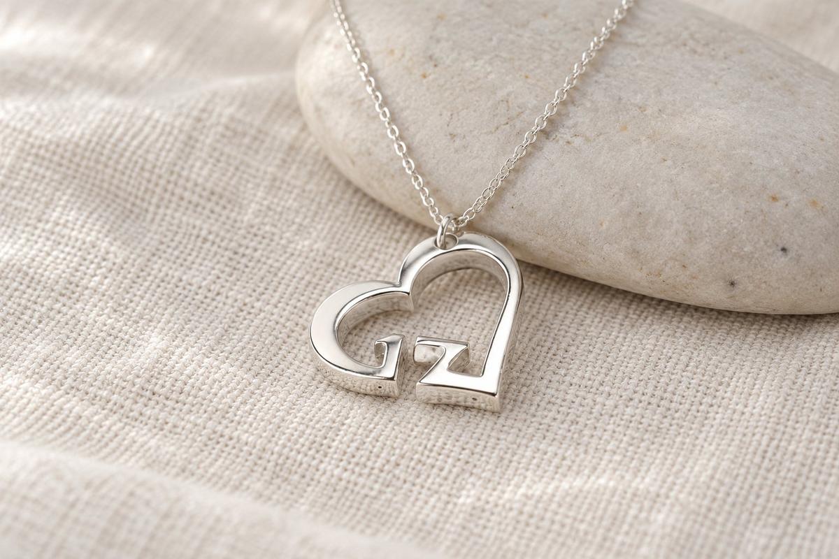 17 Year Anniversary Heart Pendant/Necklace - Gift