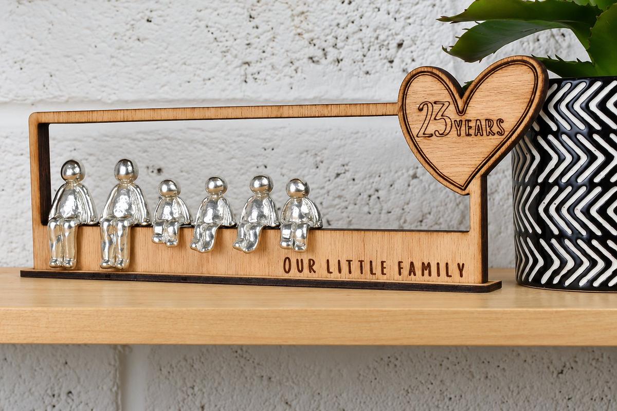 23 Years Our Little Family | 23rd Anniversary Gift - Choose Your Own Family Combination