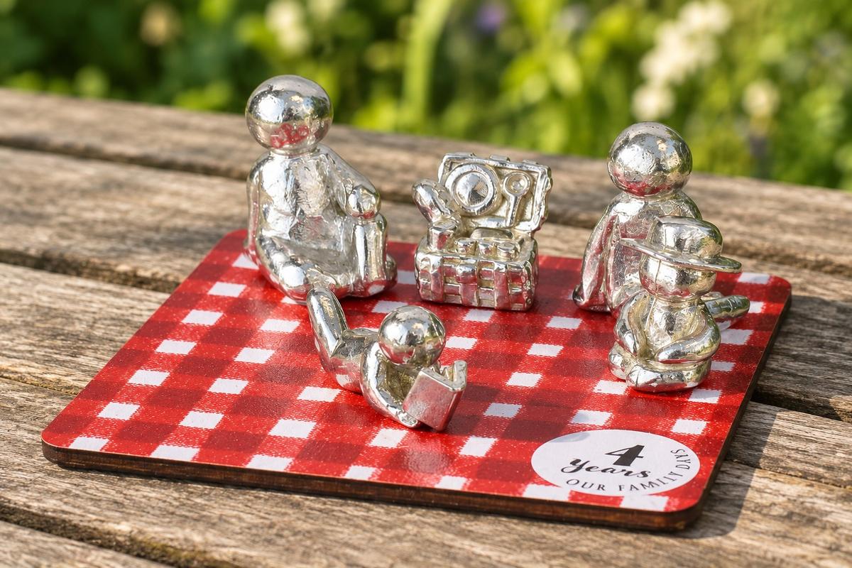 4 Years of Family Days Picnic - Our Family Days Collection - 4 Year Anniversary - Choose Amount of Children