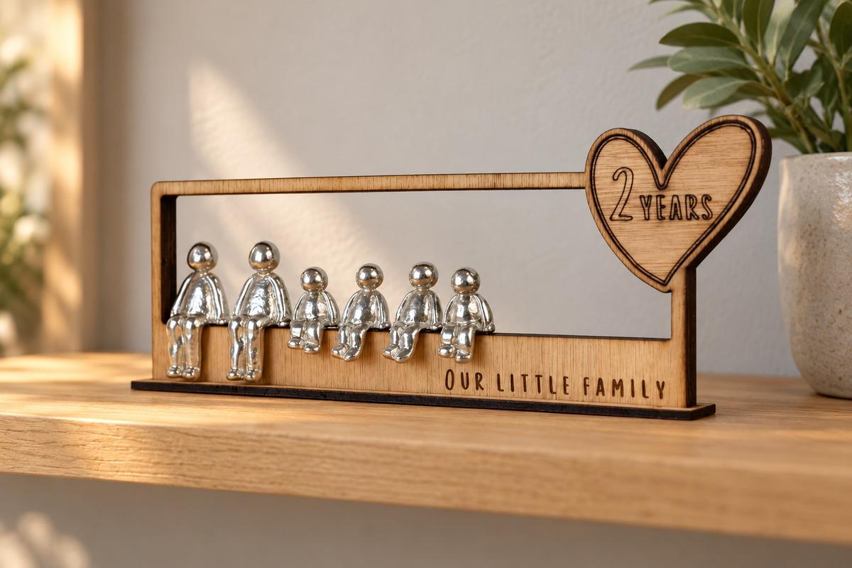 2 Years Our Little Family | 2nd Anniversary Gift - Choose Your Own Family Combination