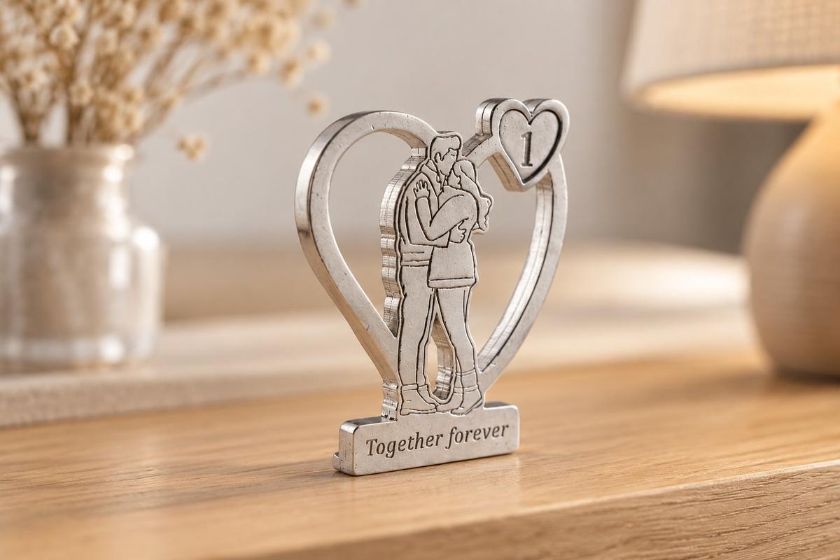 Together Forever Hugging Anniversary Gift - 1st Anniversary
