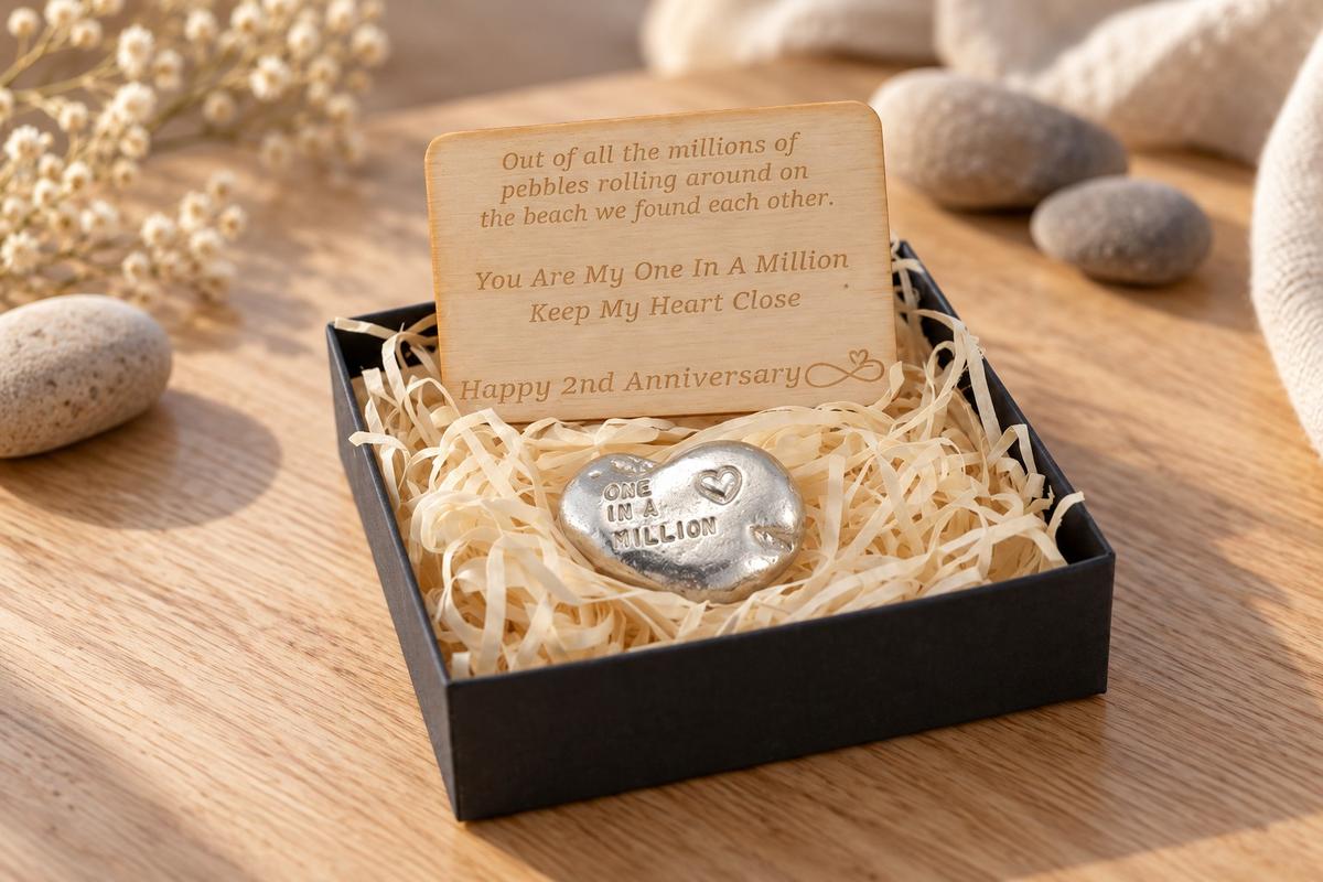 One in a Million Pebble - 2nd Anniversary Gift