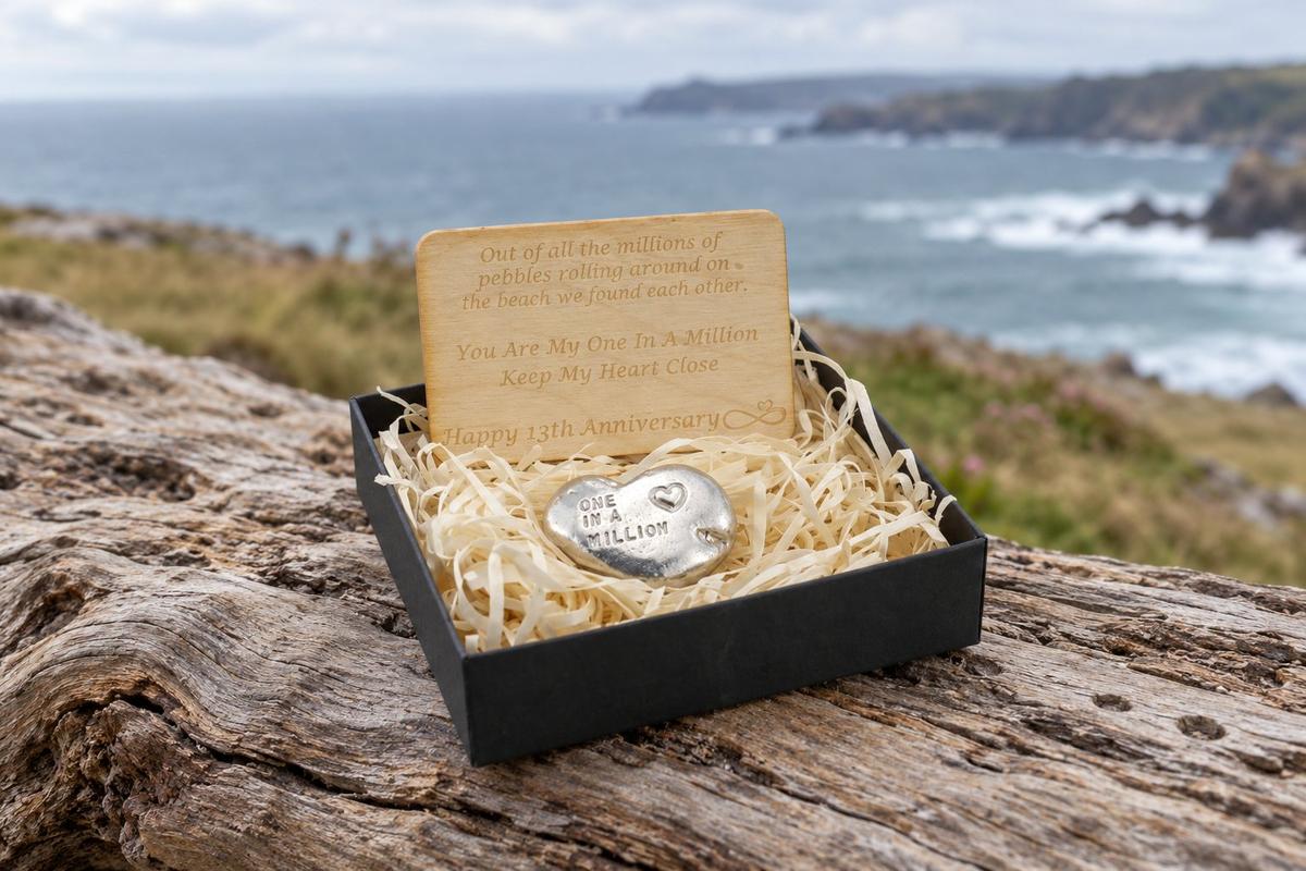 One in a Million Pebble - 13th Anniversary Gift