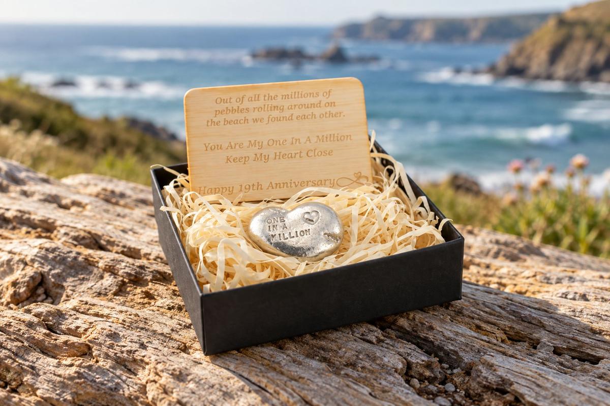 One in a Million Pebble - 19th Anniversary Gift