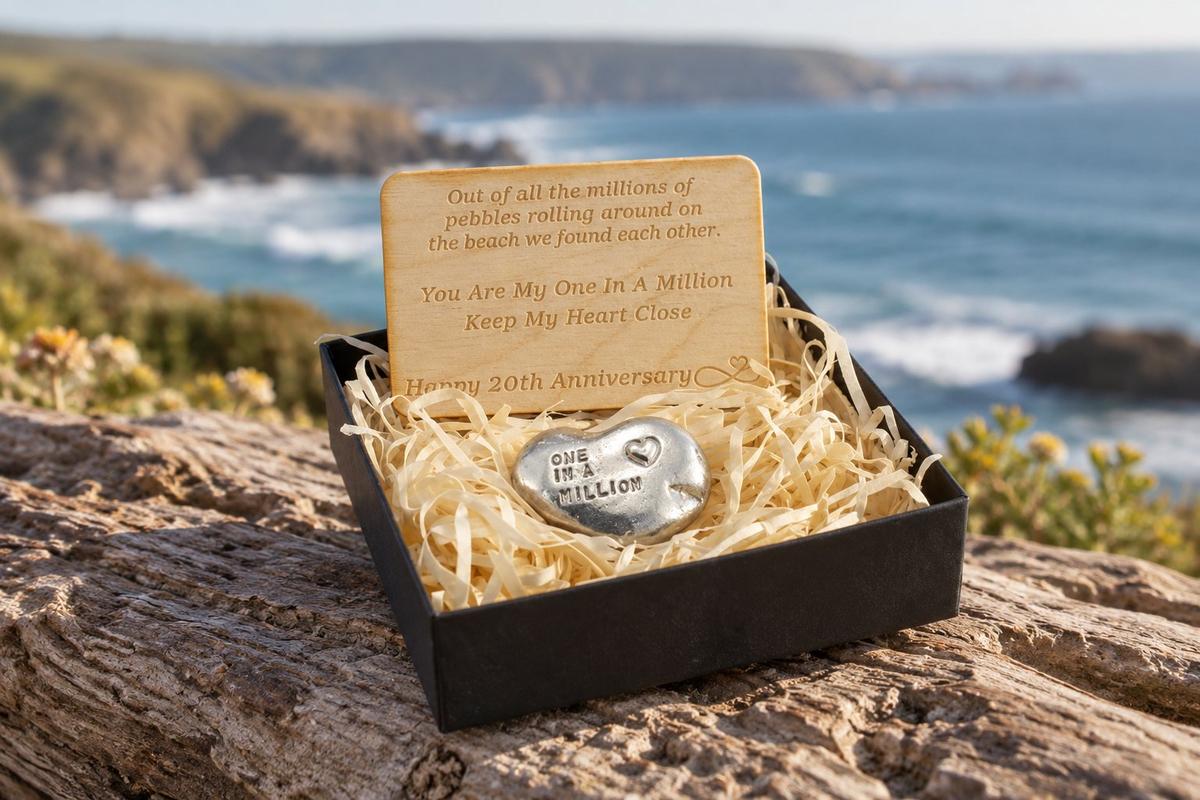 One in a Million Pebble - 20th Anniversary Gift