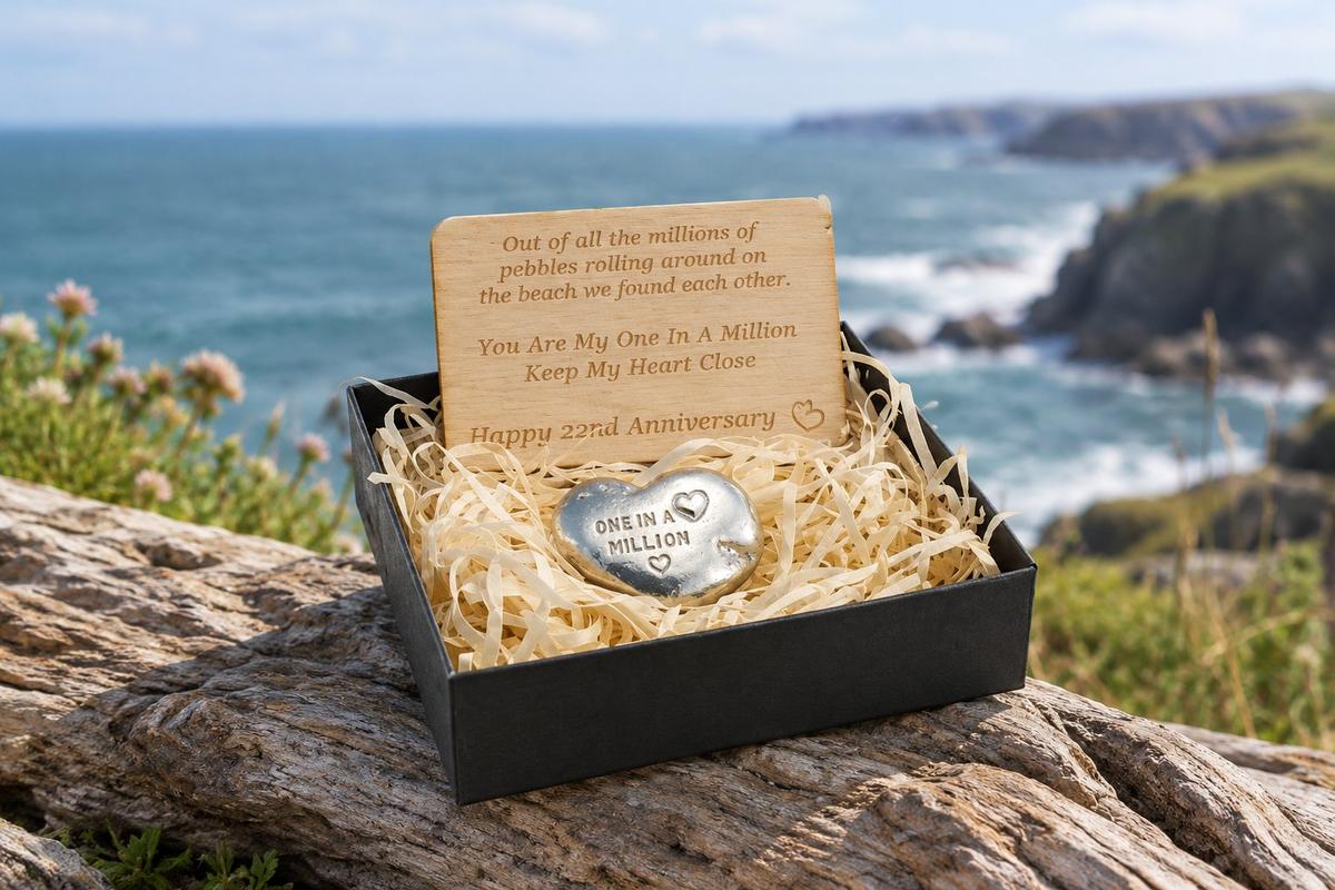 One in a Million Pebble - 22nd Anniversary Gift