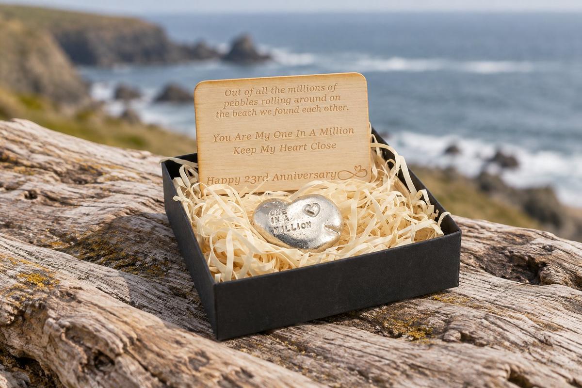 One in a Million Pebble - 23rd Anniversary Gift