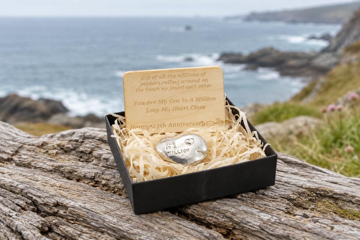 One in a Million Pebble - 24th Anniversary Gift