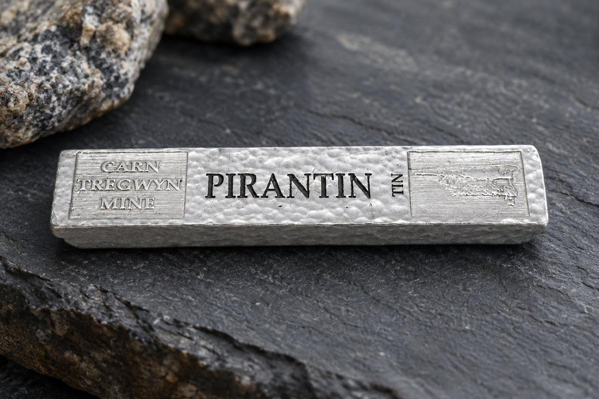 Pirantin Tin Ingot 100% Pure Tin - 70 grammes