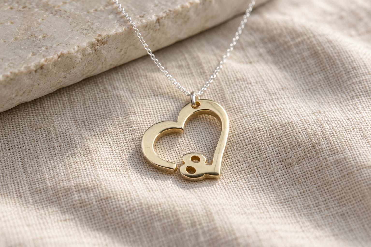 Bronze Heart Necklace
