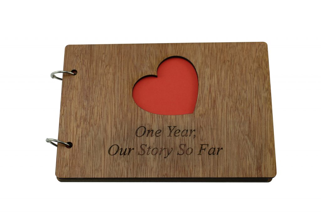 1 Year Paper Anniversary – Our Story So Far Scrapbook